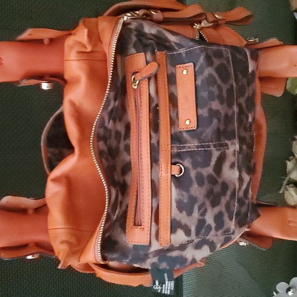 ❤️Last Chance !! B. Makowsky Genuine Leather Satchel Bag - Picture 5 of 17